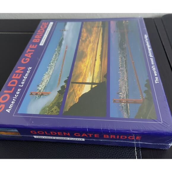 1000 Piece Jigsaw Puzzle Golden Gate Bridge National Parks Conservancy New Seal - Picture 5 of 7